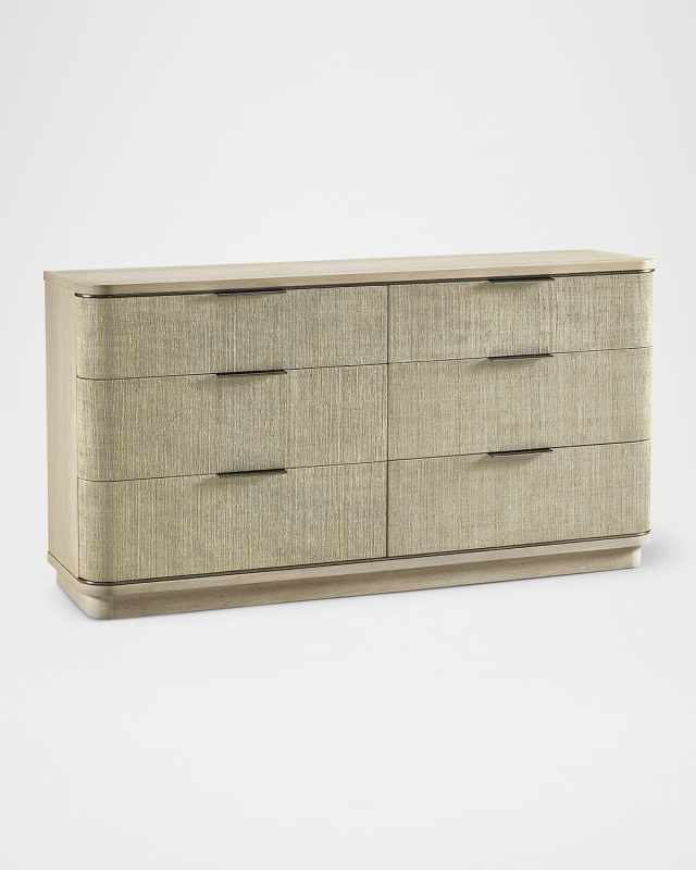 Water Seiche Woven Wave Double Dresser